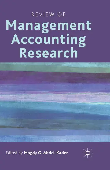 Cover of Review of Management Accounting Research