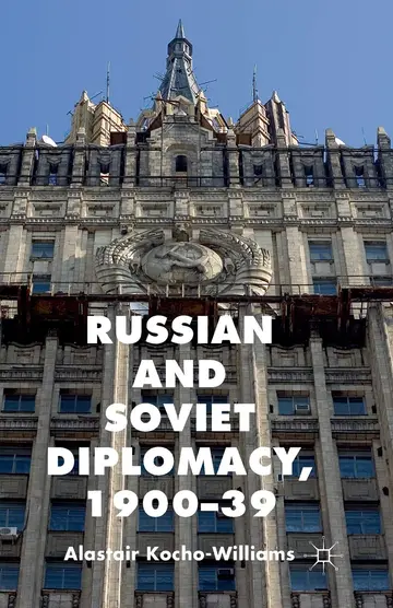 Cover of Russian and Soviet Diplomacy 1900-39