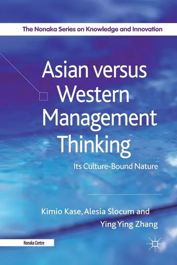 Cover of Asian Versus Western Management Thinking