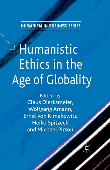 Cover of Humanistic Ethics in the Age of Globality