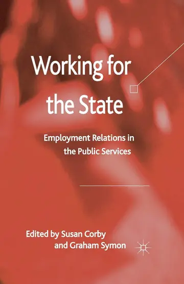 Cover of Working for the State