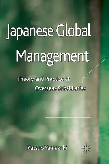Cover of Japanese Global Management