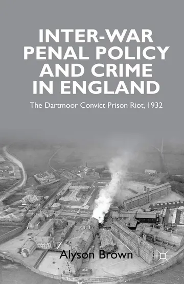 Cover of Inter-war Penal Policy and Crime in England