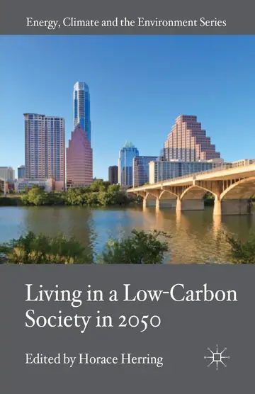 Cover of Living in a Low-Carbon Society in 2050