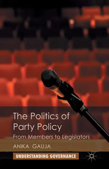 Cover of The Politics of Party Policy