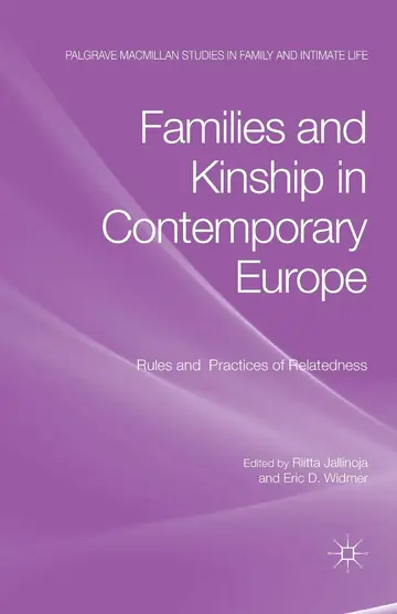 Cover of Families and Kinship in Contemporary Europe