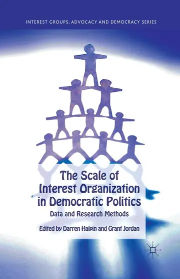 Cover of The Scale of Interest Organization in Democratic Politics