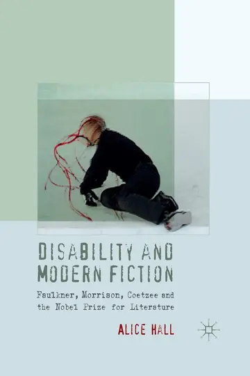 Cover of Disability and Modern Fiction