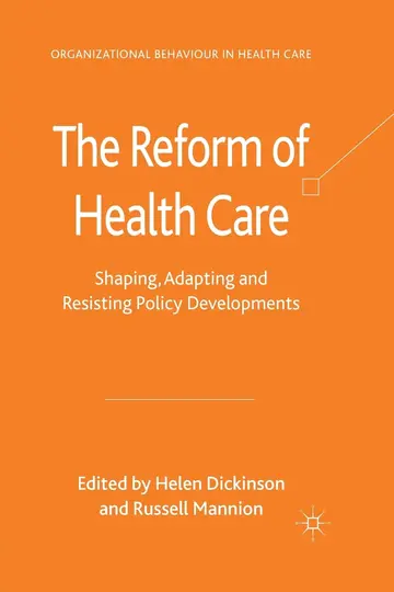 Cover of The Reform of Health Care
