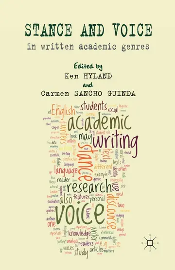 Cover of Stance and Voice in Written Academic Genres