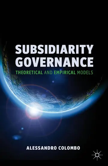 Cover of Subsidiarity Governance