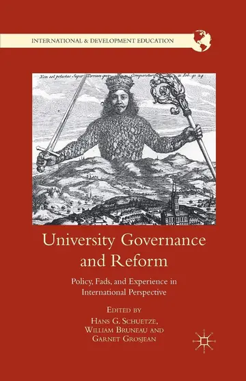 Cover of University Governance and Reform