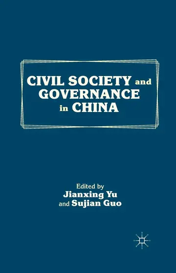 Cover of Civil Society and Governance in China
