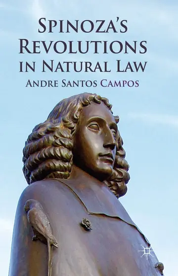 Cover of Spinoza's Revolutions in Natural Law