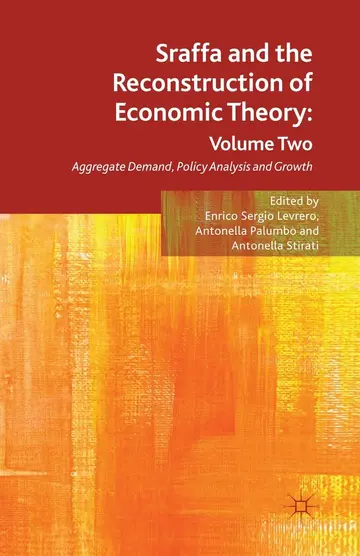 Cover of Sraffa and the Reconstruction of Economic Theory