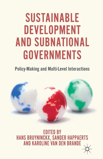 Cover of Sustainable Development and Subnational Governments