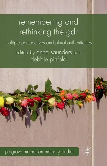 Cover of Remembering and Rethinking the GDR