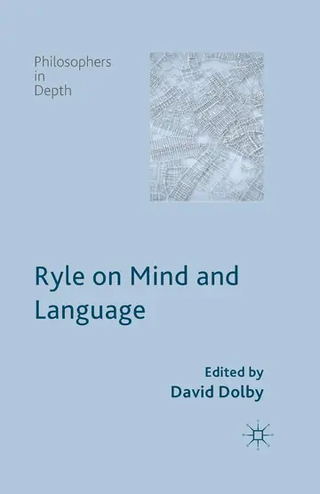 Cover of Ryle on Mind and Language
