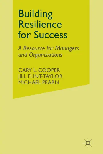 Cover of Building Resilience for Success