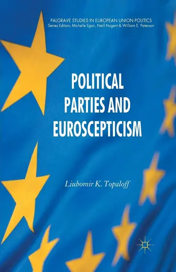 Cover of Political Parties and Euroscepticism