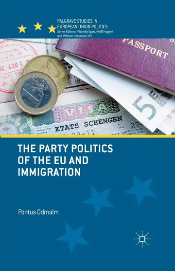 Cover of The Party Politics of the EU and Immigration