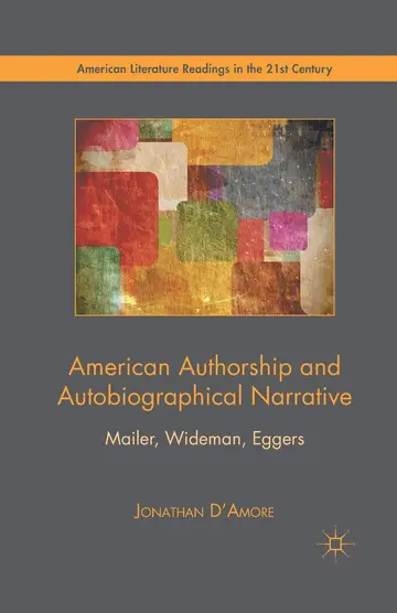 Cover of American Authorship and Autobiographical Narrative