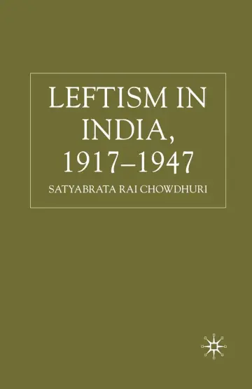 Cover of Leftism in India 1917-1947