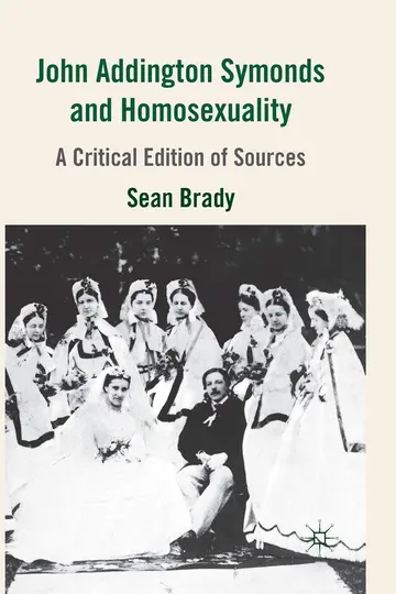 Cover of John Addington Symonds and Homosexuality