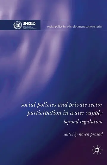 Cover of Social Policies and Private Sector Participation in Water Supply