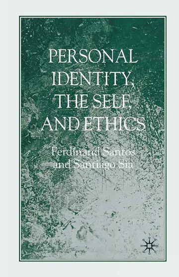 Cover of Personal Identity, the Self, and Ethics