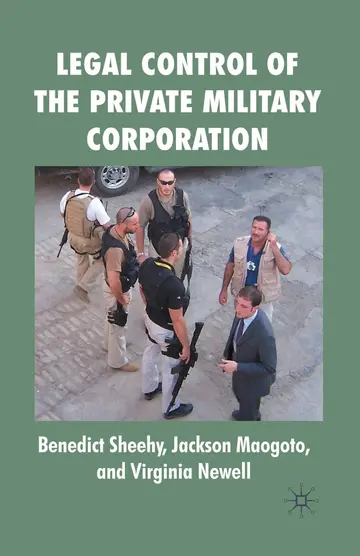 Cover of Legal Control of the Private Military Corporation
