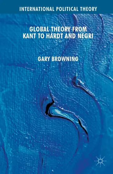 Cover of Global Theory from Kant to Hardt and Negri