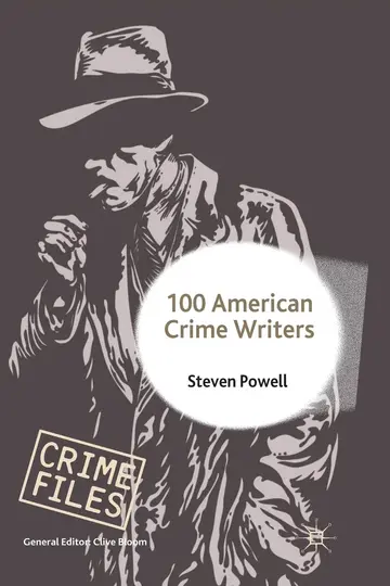 Cover of 100 American Crime Writers
