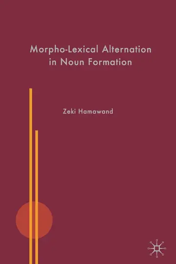 Cover of Morpho-Lexical Alternation in Noun Formation