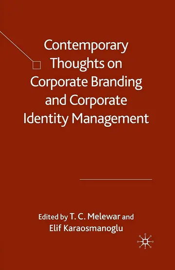 Cover of Contemporary Thoughts on Corporate Branding and Corporate Identity Management