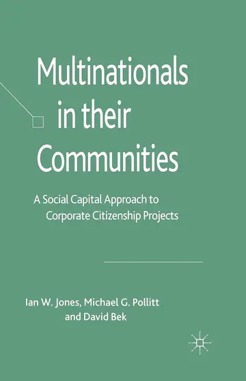 Cover of Multinationals in their Communities