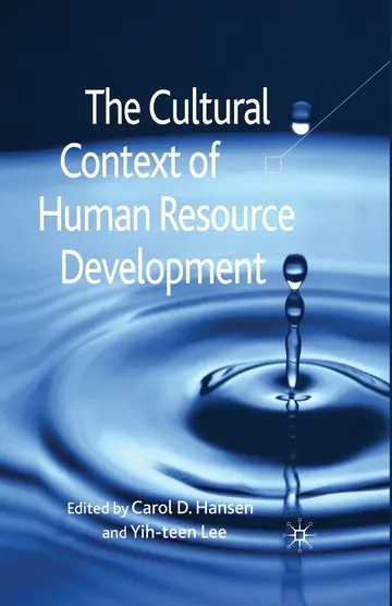 Cover of The Cultural Context of Human Resource Development