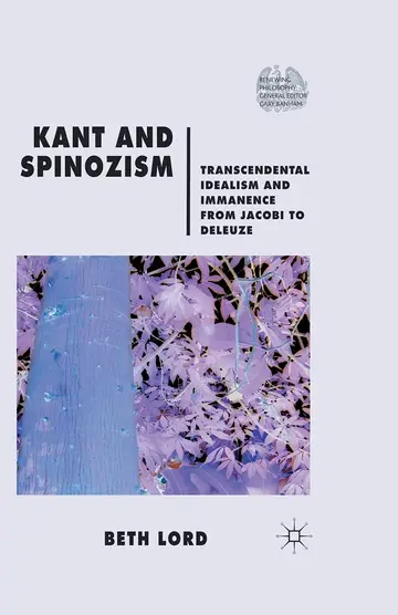 Cover of Kant and Spinozism