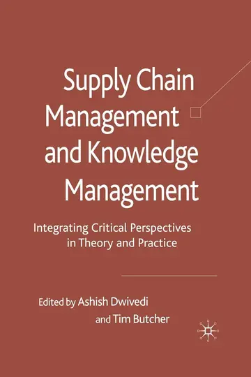 Cover of Supply Chain Management and Knowledge Management