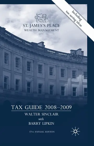 Cover of St James's Place Tax Guide 2008-2009
