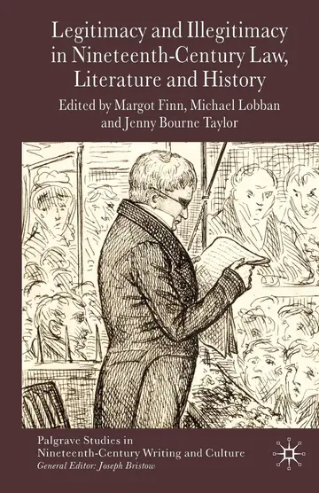 Cover of Legitimacy and Illegitimacy in Nineteenth-Century Law, Literature and History