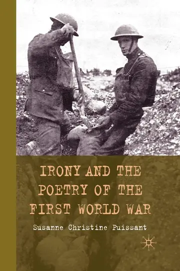 Cover of Irony and the Poetry of the First World War