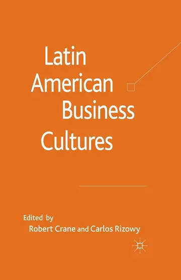 Cover of Latin American Business Cultures