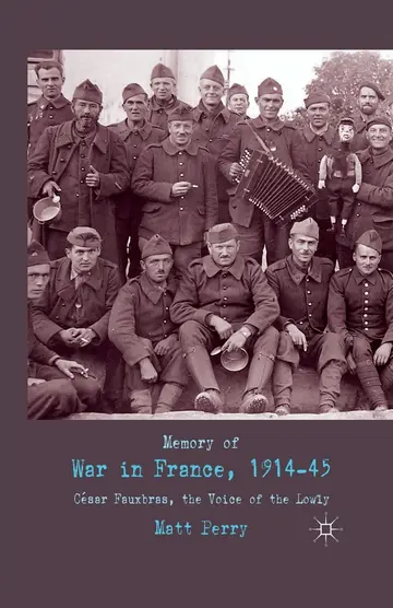 Cover of Memory of War in France 1914-45