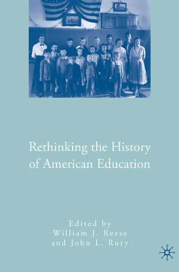 Cover of Rethinking the History of American Education