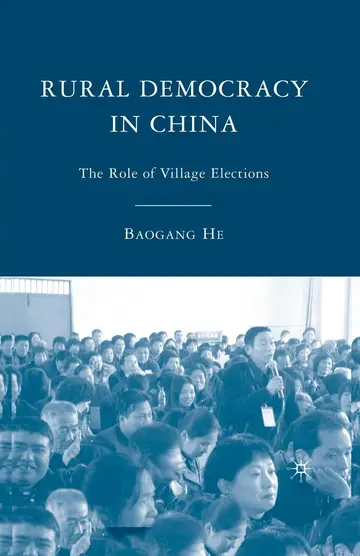 Cover of Rural Democracy in China