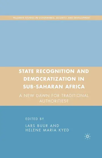 Cover of State Recognition and Democratization in Sub-Saharan Africa