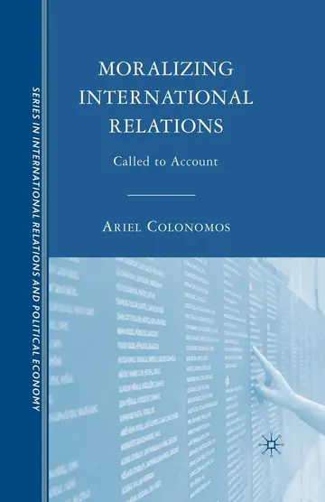 Cover of Moralizing International Relations