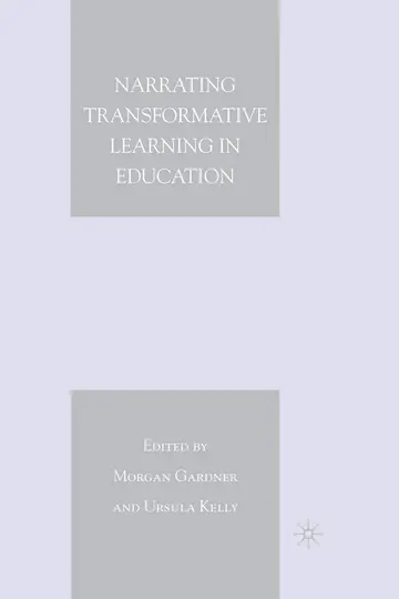 Cover of Narrating Transformative Learning in Education