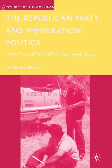 Cover of The Republican Party and Immigration Politics